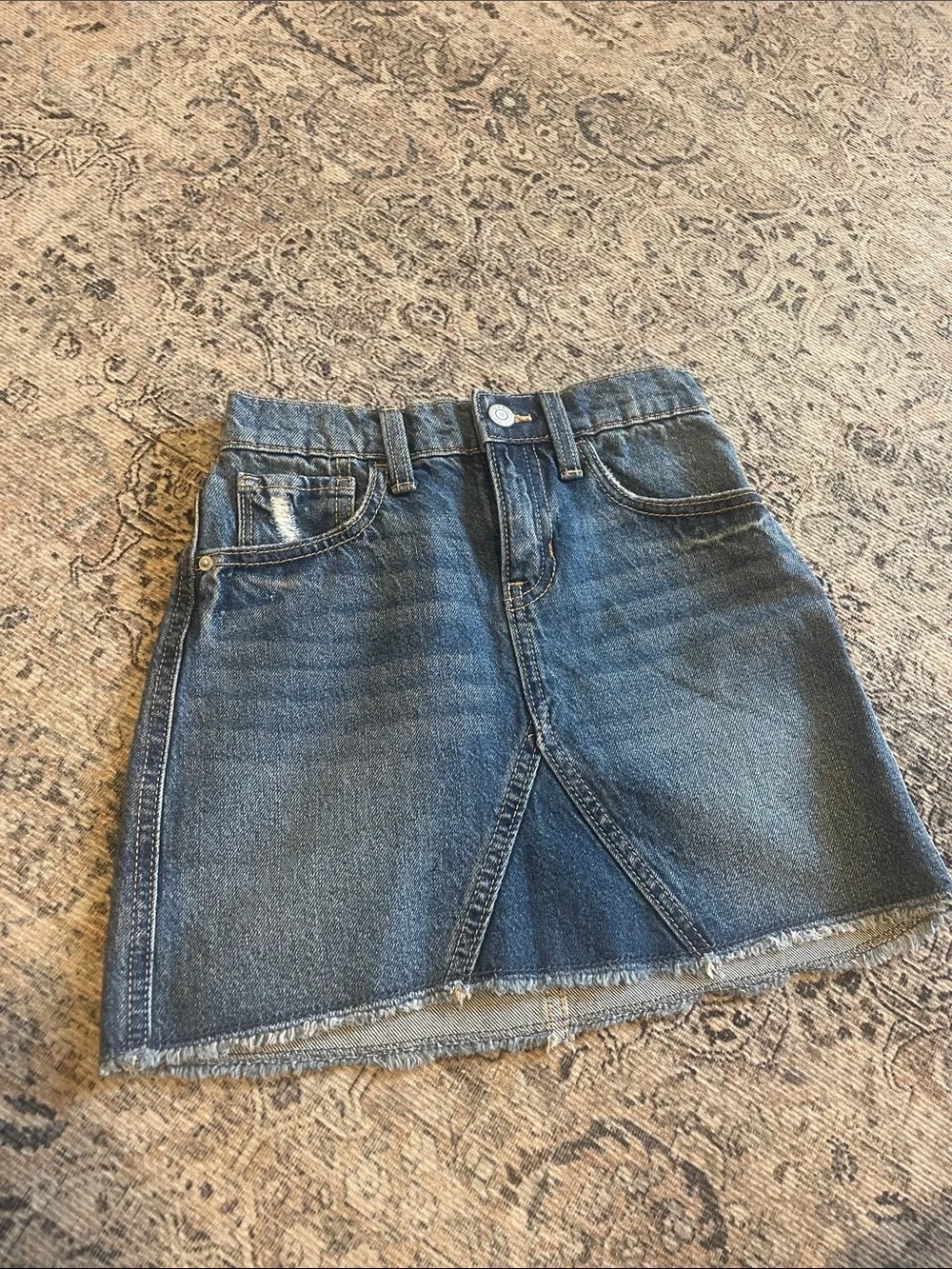 Old Navy Girls High-Waisted Jean Skirt